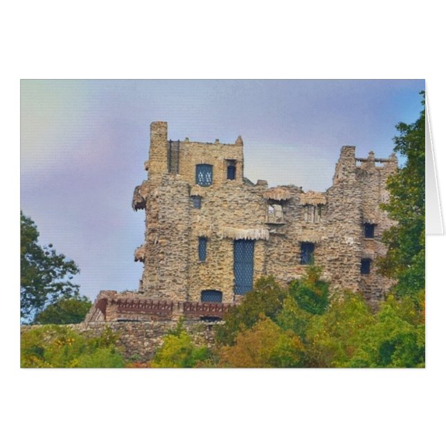 Cartão Castelo de Gillette (Frente horizontal)