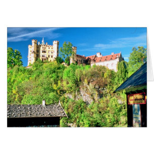 CARTÃO CASTELO DE HOHENSCHWANGAU, ALEMANHA