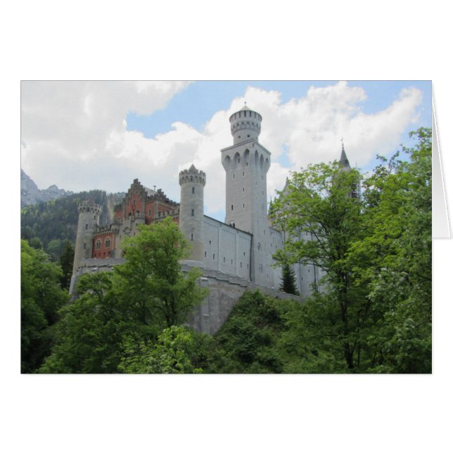 Cartão Castelo de Neuschwanstein - Alemanha (Frente Horizontal)