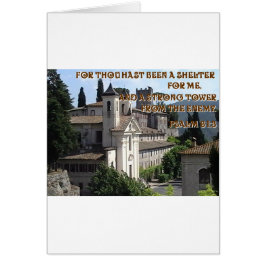 Cartão Castelo italiano em Mandela, Itália