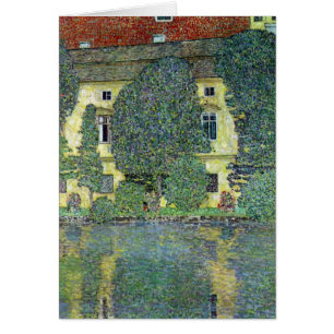Cartão Castelo Kammer no Attersee III de Gustav Klimt