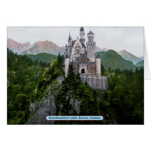 Cartão Castelo Neuschwanstein, Baviera, Alemanha