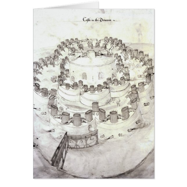 Cartão Castelo no Downes, 1539 (Frente)