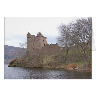 Cartão Castelo Urquhart, Loch Ness, Escócia