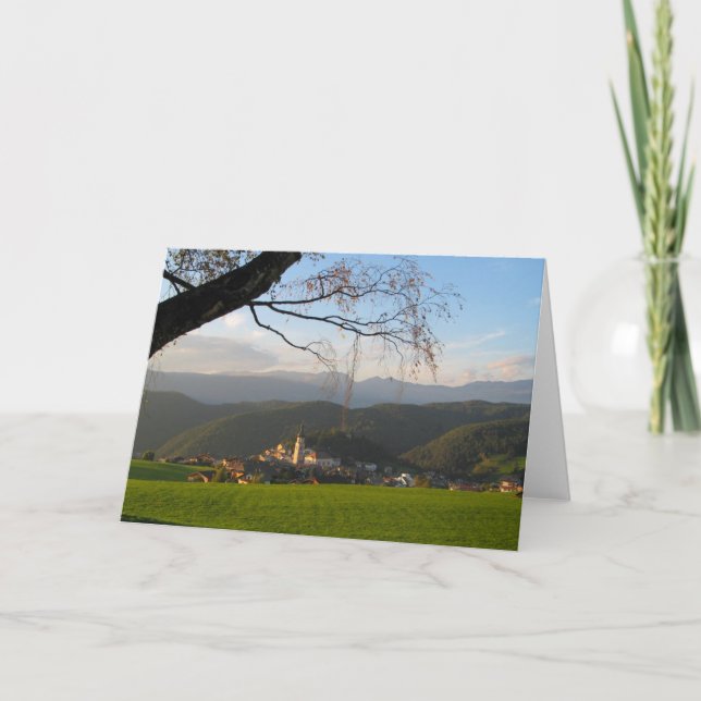 Cartão Castelrotto Italia (Frente)