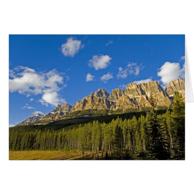 Cartão Castle Cliffs (Frente Horizontal)