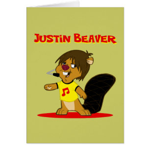 Cartão Castor de Justin