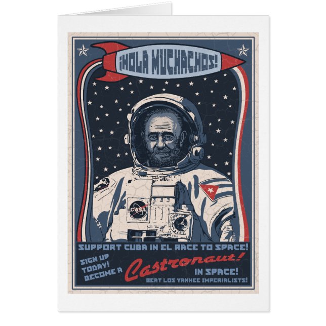 Cartão Castronauta (Frente)