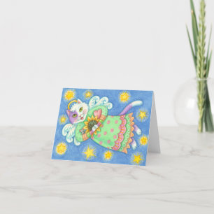 Cartão CAT ANGEL & FAVORITE THINGS NOTE CARD Blank