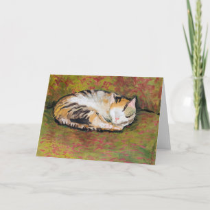 Cartão Cat, August Macke Card