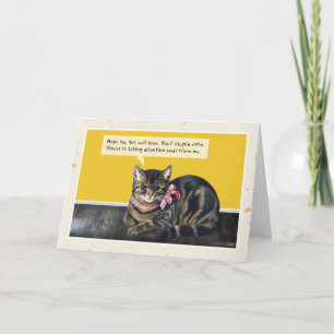 Cartão Cat "Doença Estúpida"