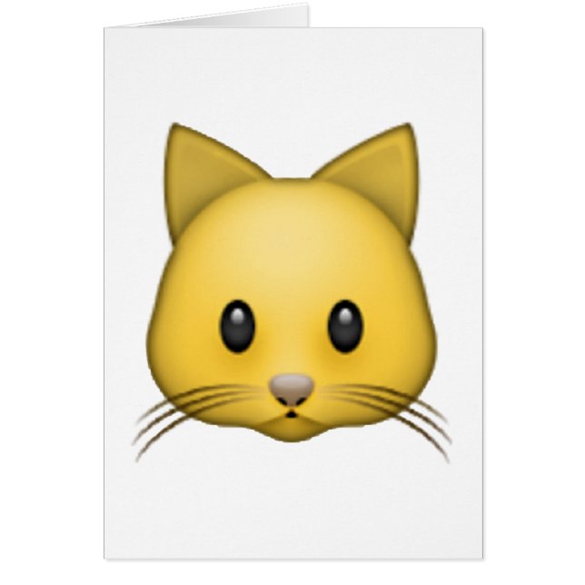 Cartão Cat - Emoji (Frente)