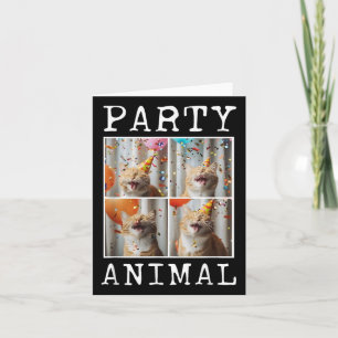Cartão Cat Lover Animal Pensava Que Feliz Aniversário De 