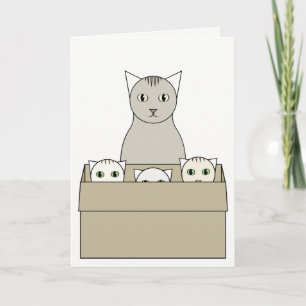 Cartão Cat-Themed Mother's Day Card