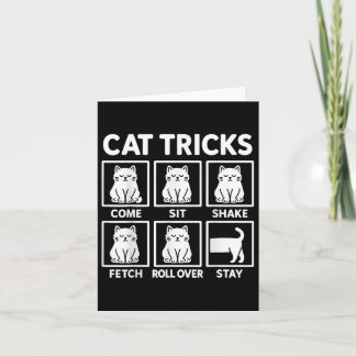 Cartão Cat Tricks Proprietário de Gatos