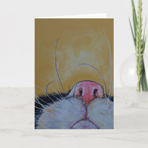 Cartão Cat whiskers Greeting Card