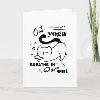 CARTÃO CAT YOGA RESPIRA ENTRADA E SAÍDA