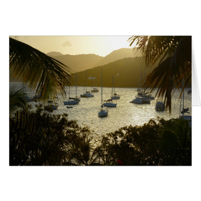 Cartão Catamarans e embarcações à vela (Frente Horizontal)