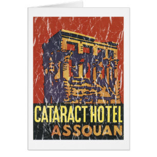 Cartão Cataract Hotel - em aflição