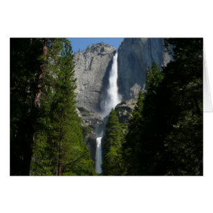 Cartão Cataratas de Yosemite II do Parque Nacional de Yos