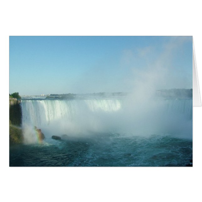 Cartão Cataratas do Niágara (Frente Horizontal)
