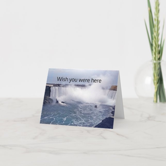 Cartão Cataratas Horseshoe (Frente)