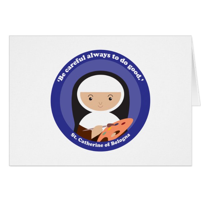 Cartão Catarina de Bolonha (Frente Horizontal)