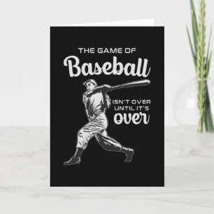 Cartão Catcher Baseball Sports Pitcher Bat Funny Gift
