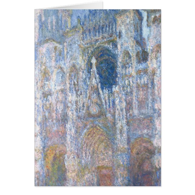 Cartão Catedral de Claude Monet | Rouen (Frente)