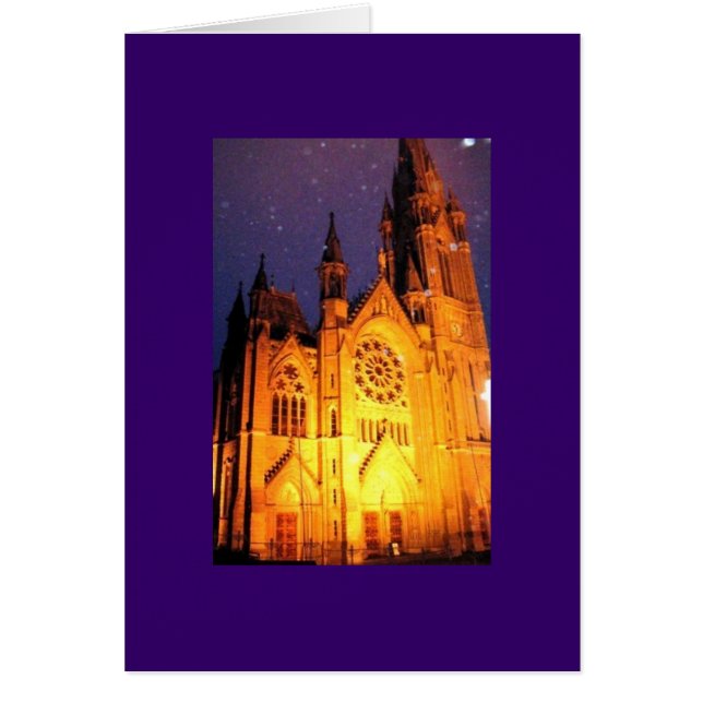 Cartão Catedral de Cobh Irlanda (Frente)