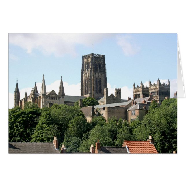 Cartão Catedral de Durham (Frente Horizontal)