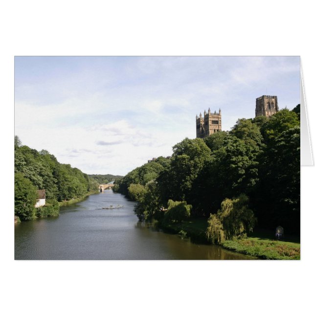 Cartão Catedral de Durham (Frente Horizontal)