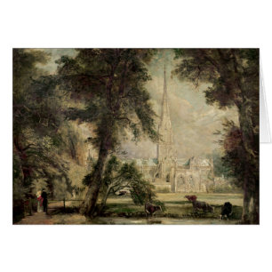 Cartão Catedral de John Constable   Salisbúria do Bish