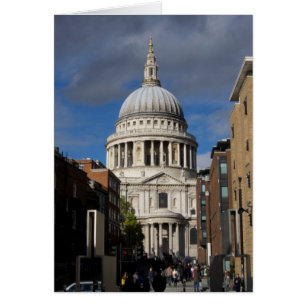 Cartão Catedral de Paul da rua