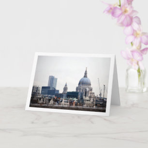 Cartão Catedral de Paul, rua, Londres, Inglaterra