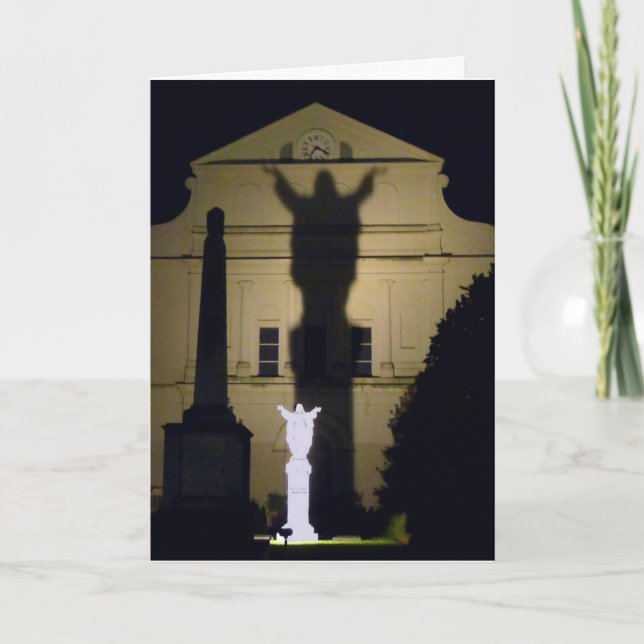 Cartão Catedral de santo Louis, Nova Orleans, LA - (Frente)