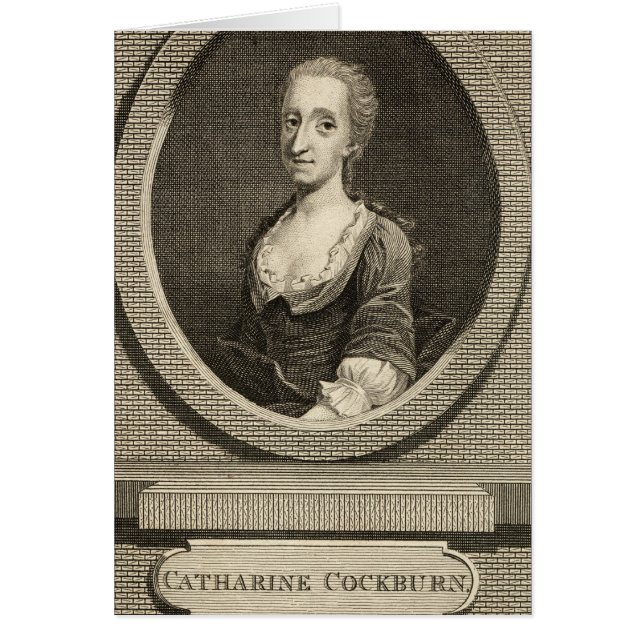 Cartão Catharine Cockburn (Frente)