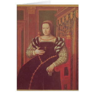 Cartão Catherine de Medici, 1585-86