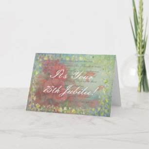 Cartão Catholic Nun Diamond 75th Jubilee Cards & Gifts