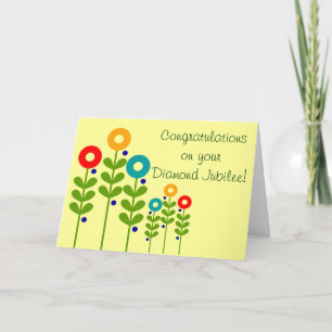 Cartão Catholic Nun Diamond Jubilee Card 2