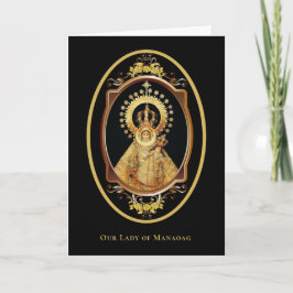 Cartão Católica Senhora Religiosa de Manaoag, Filipinas
