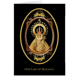 Cartão Católica Senhora Religiosa de Manaoag, Filipinas