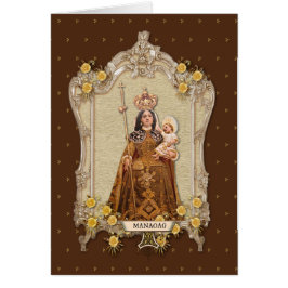 Cartão Católica Senhora Religiosa de Manaoag, Filipinas