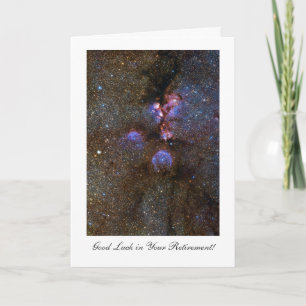 Cartão Cat's Paw Nebula - Good luck in Your Retirement