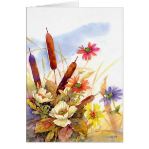 Cartão cattails