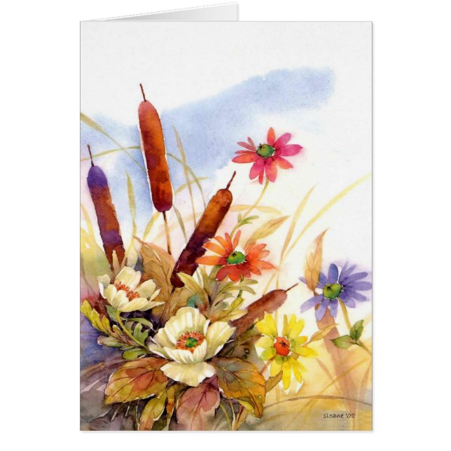 Cartão cattails (Frente)