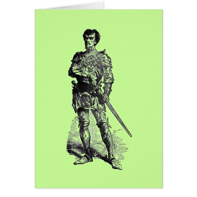 Cartão Cavaleiro Medieval (Frente)