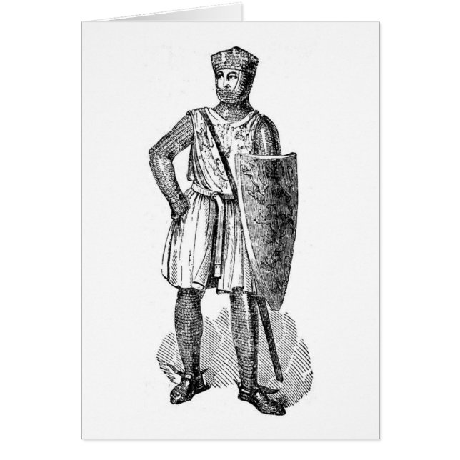Cartão Cavaleiro Medieval (Frente)