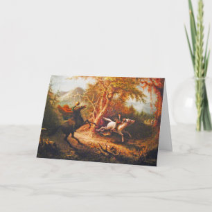 Cartão Cavaleiro Sem Cabeça Perseguindo Crana De Ichabod