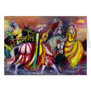 Cartão Cavaleiros na Noite 2